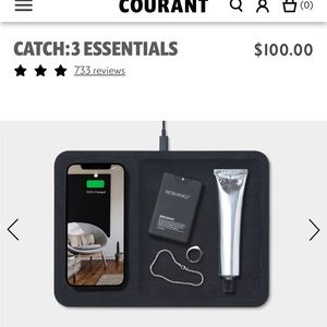 Courant charger tray